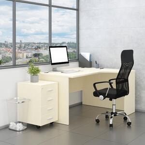 Sestava kancelářského nábytku SimpleOffice 2, 140 cm, pravá, bříza
