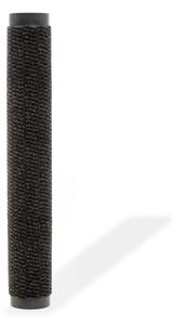Protiprachová obdélníková rohožka všívaná - černá | 120x180 cm