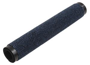 Protiprachová obdélníková rohožka všívaná - modrá | 80x120cm