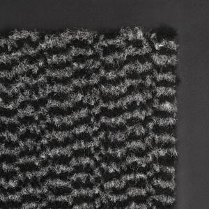 Protiprachová obdélníková rohožka všívaná - antracitová | 80x120cm