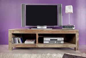 GREY WOOD TV stolek 148x45 cm, masivní indický palisandr