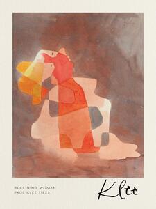 Obrazová reprodukce Reclining Woman - Paul Klee, (30 x 40 cm)