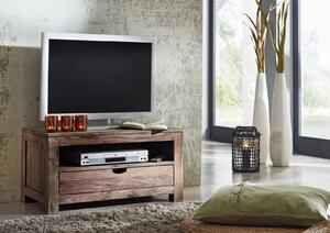 GREY WOOD TV stolek 87x45 cm, masivní indický palisandr