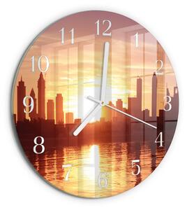 Skleněné hodiny na stěnu Horizont zsob-fi30-00080646