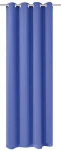Zatemňovací závěs s kovovými oky - modrý | 270x245 cm