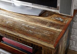 OLDTIME TV stolek 110x50 cm, staré dřevo