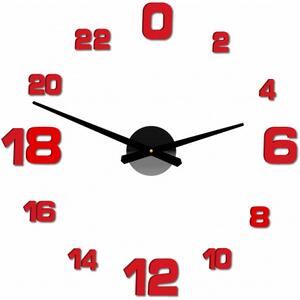 Moderní nalepovací hodiny na zeď | SENTOP 12S022-Wall clock