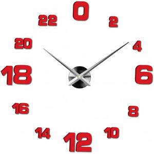 Moderní nalepovací hodiny na zeď | SENTOP 12S022-Wall clock