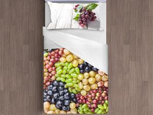 Gipetex Natural Dream 3D italské povlečení 100% bavlna Grapes - 140x200 / 70x90 cm