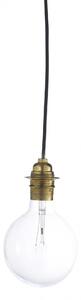 Kabel s objímkou (E27) na žárovku Brass