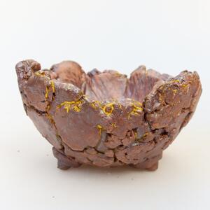 E-bonsai Keramická Skořápka 11 x 11 x 7 cm žlutá