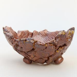 E-bonsai Keramická Skořápka 11,5 x 11 x 6 cm žlutá