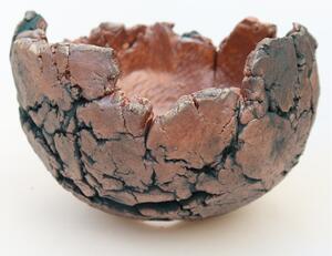 E-bonsai Keramická Skořápka 11 x 10,5 x 8 cm zelená