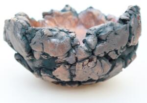 E-bonsai Keramická Skořápka 11,5 x 11,5 x 8 cm zelená