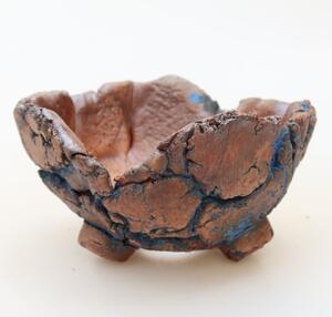 E-bonsai Keramická Skořápka 9 x 8,5 x 5 cm modrá