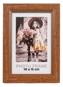 FANDY Dřevěný fotorámeček Bevel 10x15 3 tmavě hnědý