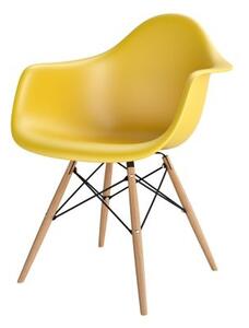 ArtD Židle P018W /inspirovaná DAW/ Barva: Žlutá