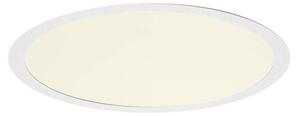 LA 1008629 MEDO® 30 vestavné svítidlo do stropu, rámeček, 3000/4000K, 70°, IP20, kulaté, bílé - BIG WHITE (SLV)