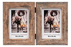 FANDY Fotorámeček Narvik 10x15/2 3 hnědý