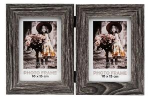 FANDY Fotorámeček Narvik 10x15/2 2 šedohnědý