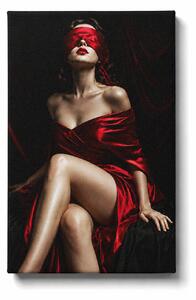 KRAFTHOUSE.EU Rubínová Bohyně – obraz na plátně Premium Canvas | 100% bavlna | Různé rozměry Velikost: 70 x 50 cm