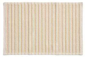 Žlutá/béžová textilní koupelnová předložka 50x80 cm Merade – Kave Home
