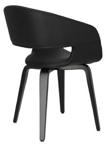 Židle Nova 60 černá ekokůže