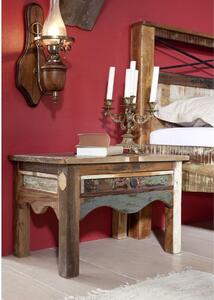 OLDTIME Noční stolek 60x40 cm, staré dřevo