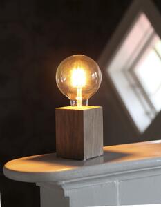 Dřevěná lampa Lys Brown