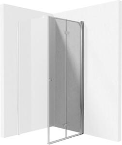 Deante Kerria Plus sprchové dveře 90 cm skládací chrom lesk/průhledné sklo KTSX041P