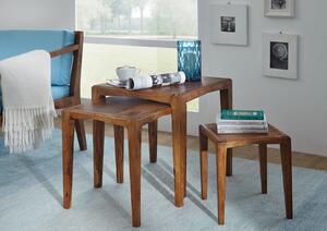 MODERNA Příruční stolek-Set 50x50 cm, palisandr