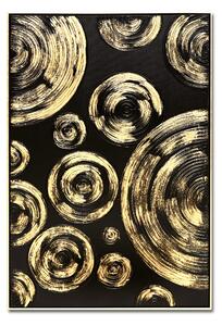 Obraz v rámu GOLDEN ECLIPSE A - ručně malovaný 62x92cm