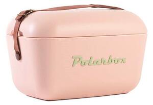 Chladicí box Polarbox Classic 12 l, růžový se zeleným nápisem PolarBox (Barva-růžová, zelený nápis)