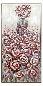 Obraz v rámu ROSALIA - ručně malovaný 70x140cm
