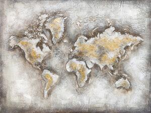 Obraz WORLD - ručně malovaný 120x90cm