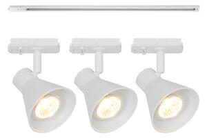 Stropní svítidlo Nordlux Eik Link 3-Kit + 1m - bílá, ø 8,5 cm
