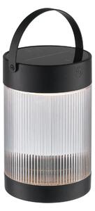 Přenosné svítidlo Nordlux Coupar Solar - černé, ø 14 cm, v. 22 cm