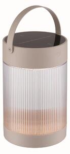 Přenosné svítidlo Nordlux Coupar Solar - písková, ø 14 cm, v. 22 cm