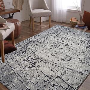 Moderní abstraktní šedý koberec Šířka: 120 cm | Délka: 170 cm
