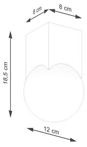 Sollux SL.1407 - Bodové svítidlo SOLIS 1xG9/8W/230V buk