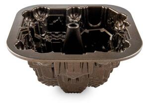 Forma na bábovku Strašidelný zámek, bronzová 2,4 l Nordic Ware (barva - bronzová, hliník)
