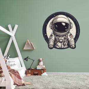 PIPPER. Kruhová samolepka na zeď "Astronaut" Velikost: 100cm