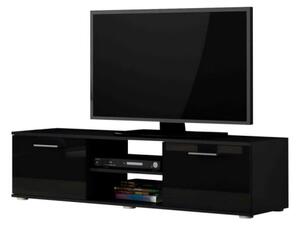 TV stolek Boho B4, Barva: černý / černý lesk 5902928098174
