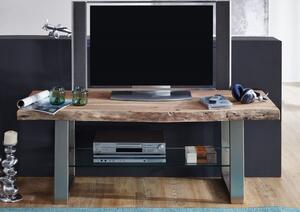 METALL TV stolek 150x55 cm, akácie