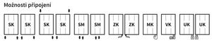 ISAN Atria DLAV08000550SK010110 Radiátor kombinovaný, 55x80cm, bílá