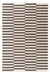 Bílý/hnědý oboustranný/ručně tkaný vlněný koberec 200x300 cm Vika – Hanse Home