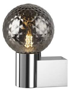 LA 1007858 Skleněné stínidlo VARYT Diamant smoke - BIG WHITE (SLV)