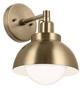 Kichler KL-NIVA-1W-1P-CPZ - Nástěnná lampa NIVA 1xE27/40W/230V mosaz