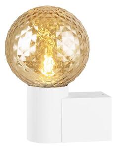 LA 1008023 Skleněné stínidlo VARYT Diamant amber - BIG WHITE (SLV)