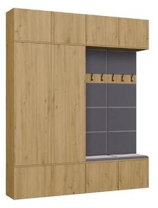 Předsíňová stěna HAGA IV 2Sz2W - dub artisan
